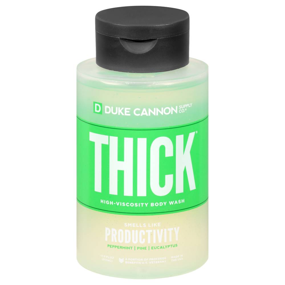 Duke Cannon Thick High-Viscosity Productivity Body Wash