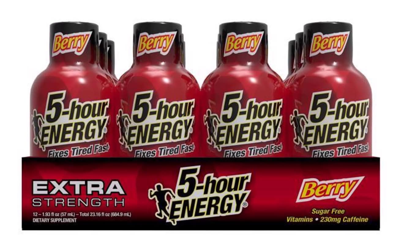 5-Hour Energy Extra Strength Sugar Free Berry Energy Shot 1.93 Fl. Oz.
