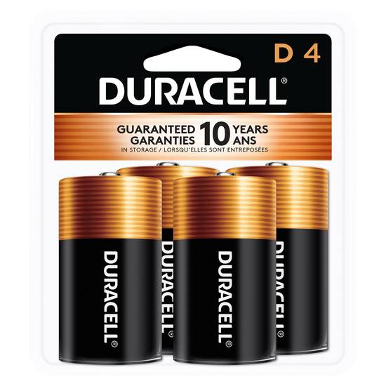 Duracell D Alkaline Batteries (4 ct)