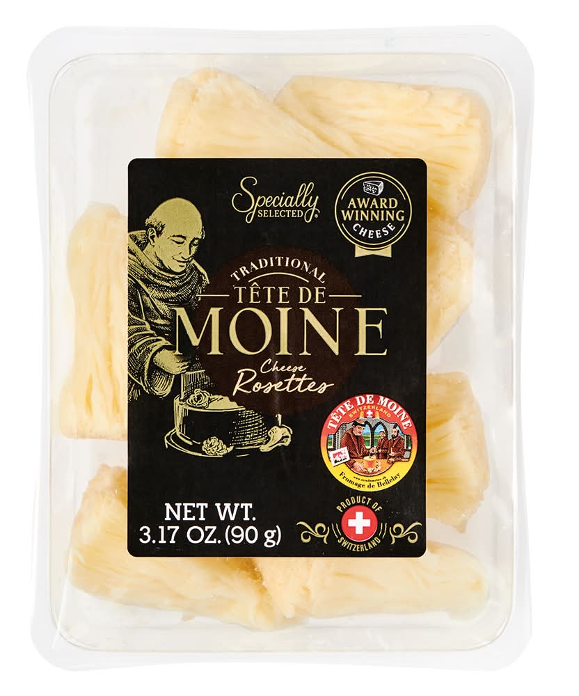 Specially Selected Traditional Tete De Moine, Cheese Rosettes (3.17 oz)