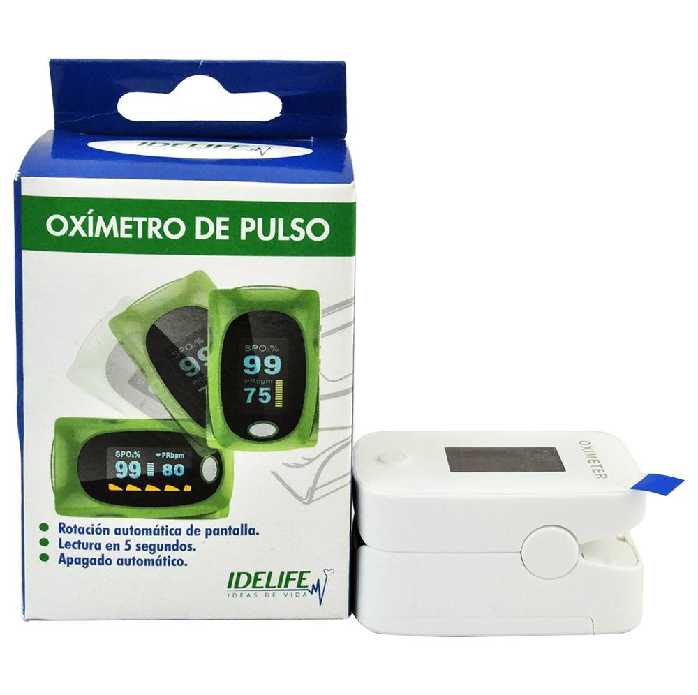 IDELIFE OXIMETRO DE PULSO 191030