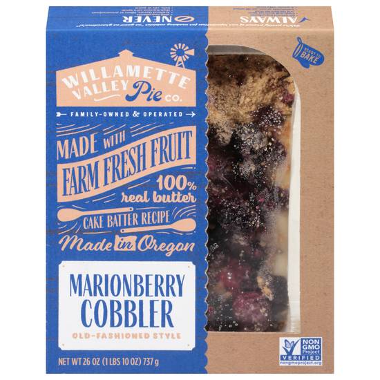 Willamette Valley Fruit Marionberry Cobbler