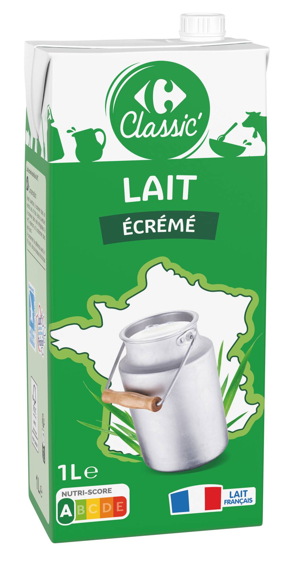 Carrefour Classic' - Lait écrémé (1L)
