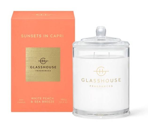 Glasshouse Candle Sunsets in Capri 380g