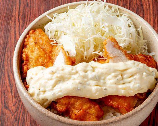 ヘルシーささみのチキン南蛮丼 たっぷり玉子のタルタルソース Healthy Chicken Tenders Nanban Rice Bowl with Egg Tartar Sauce