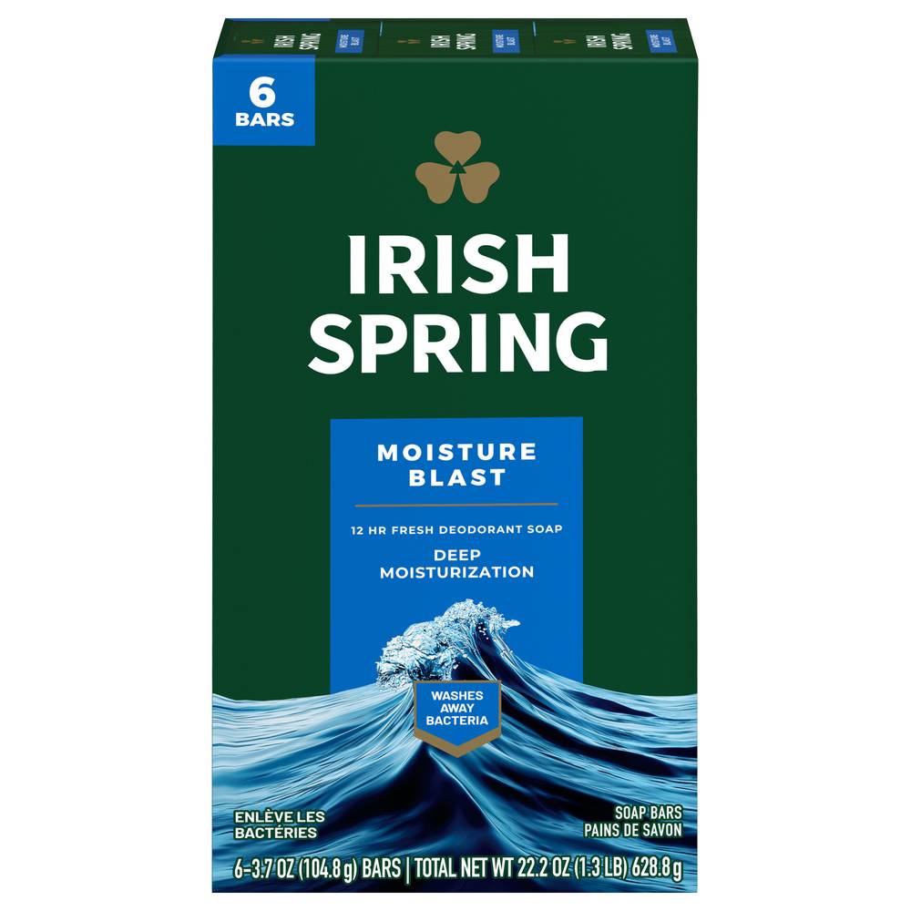 Irish Spring Moisture Blast Soap Bars