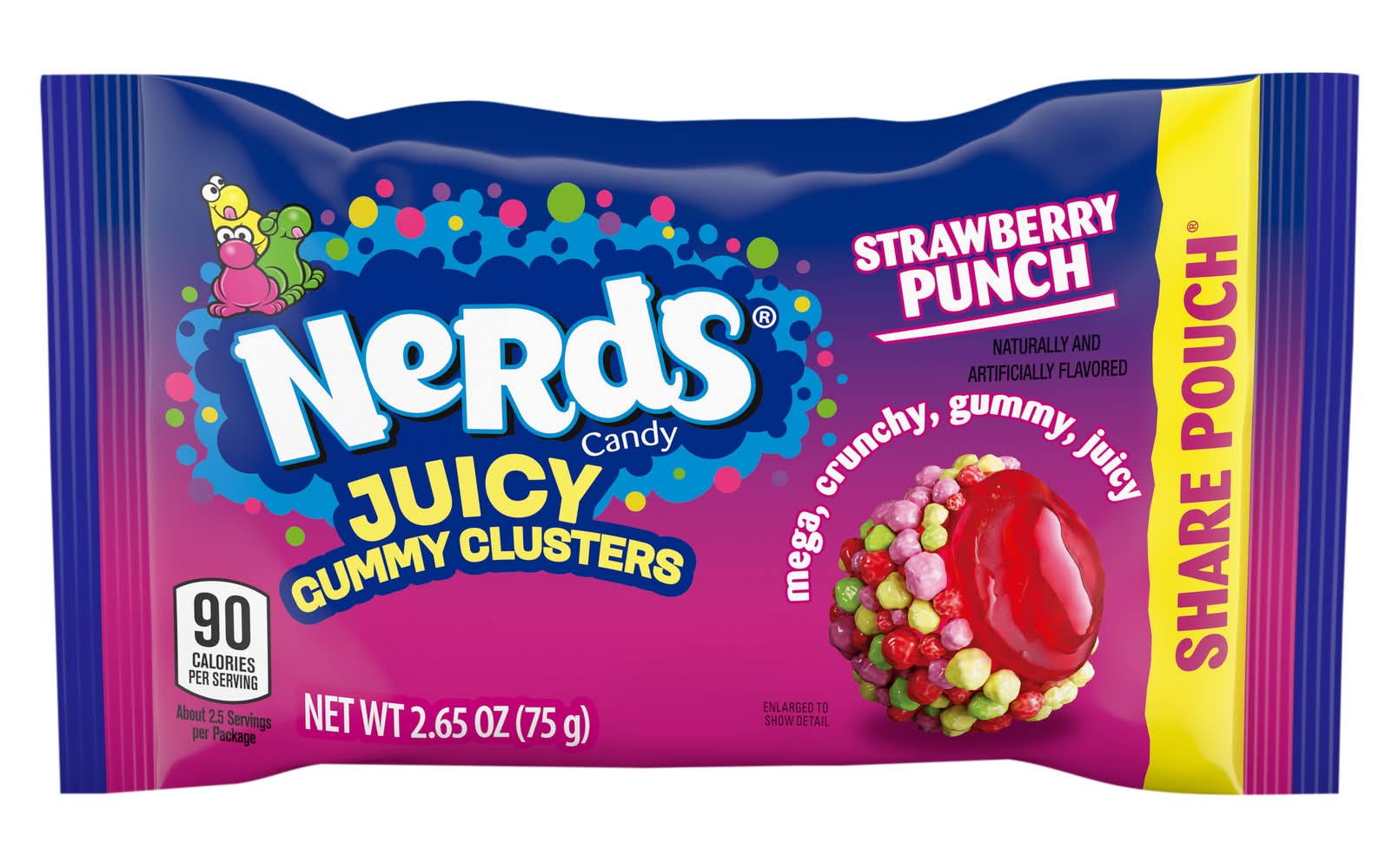 Nerds Juicy Gummy Clusters, Strawberry Punch (2.65 oz)