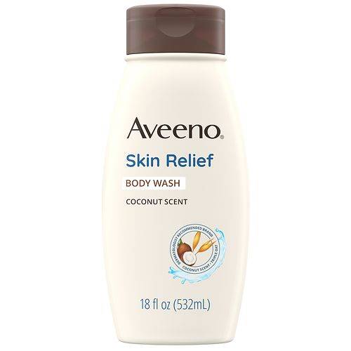 Aveeno Skin Relief Oat Body Wash Coconut - 18.0 fl oz
