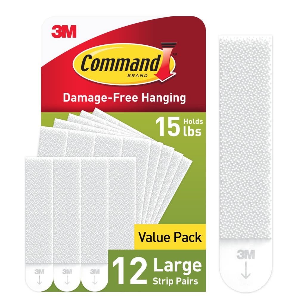 Command Foam 15-lb Capacity Damage-free picture hanger 12 - Pack