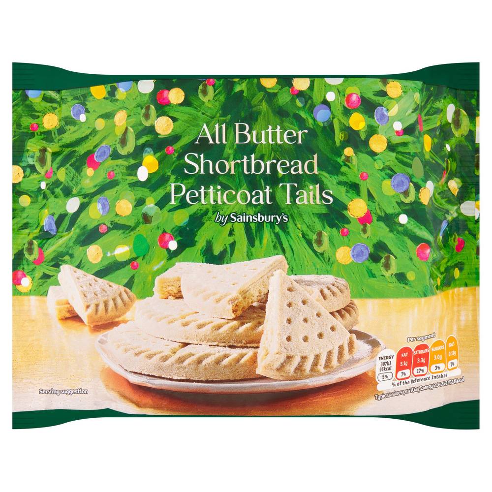 Sainsbury's All Butter Shortbread Petticoat Tails (440g)