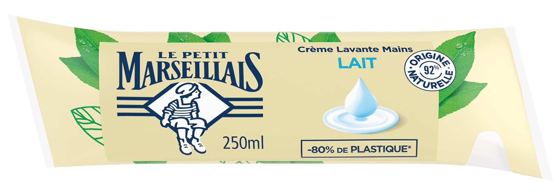 Le Petit Marseillais - Recharge de crème lavante pour les mains, lait (250ml)