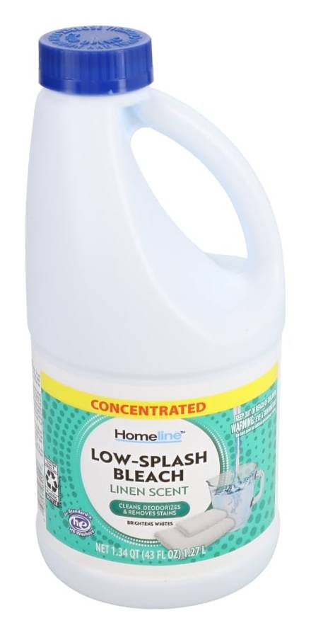 Homeline Low Splash Concentrated Bleach, Linen (43 fl oz)