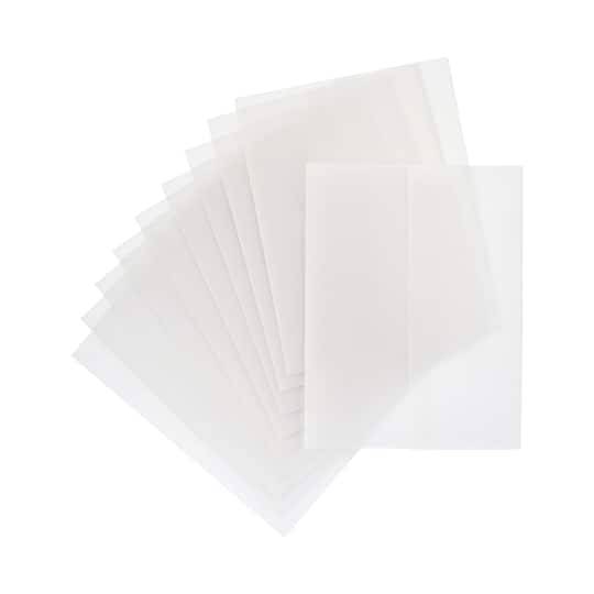 A2 White Vellum Card Wraps By Recollections, 10Ct.