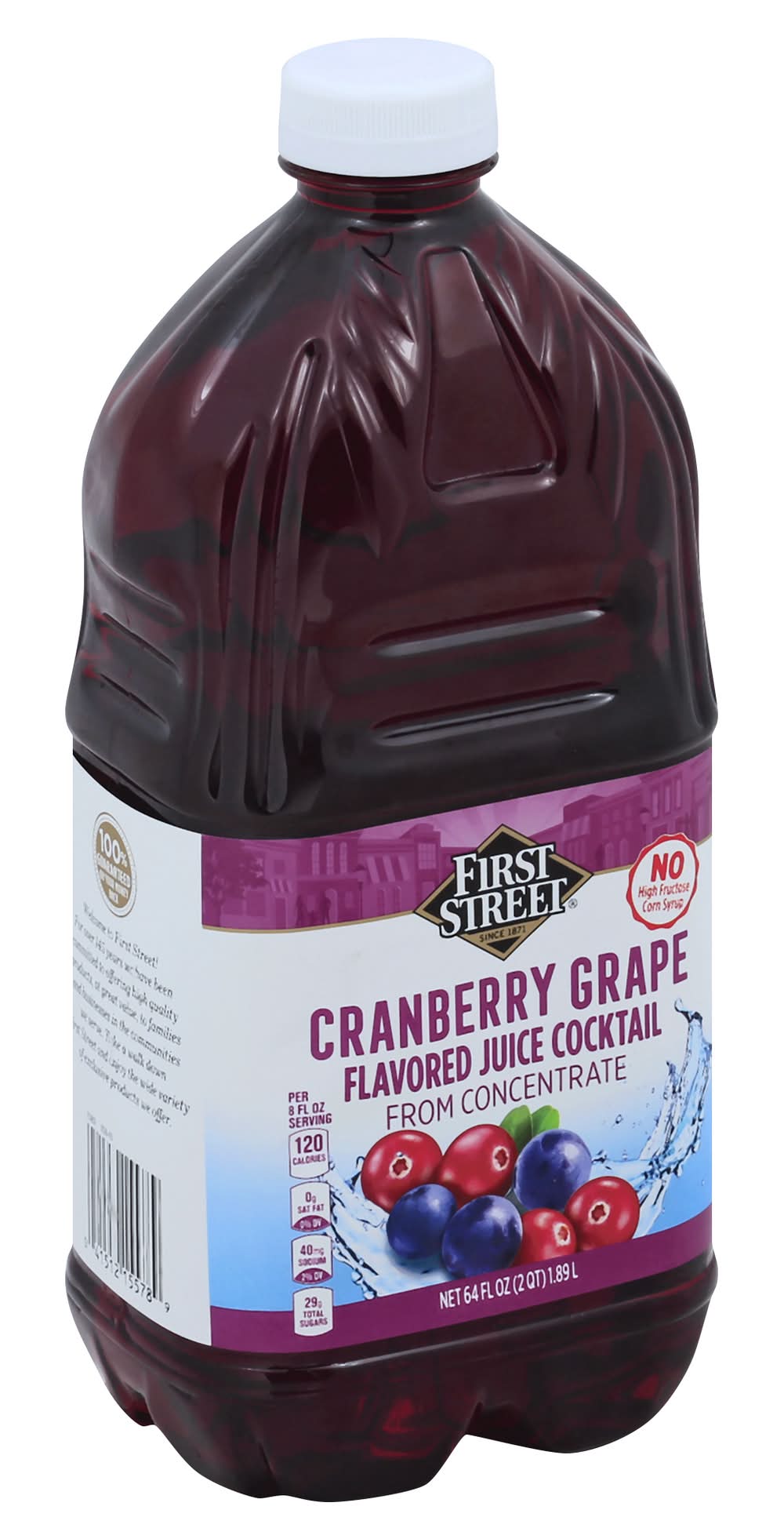 First Street Cranberry Grape Juice Cocktail (64 fl oz)