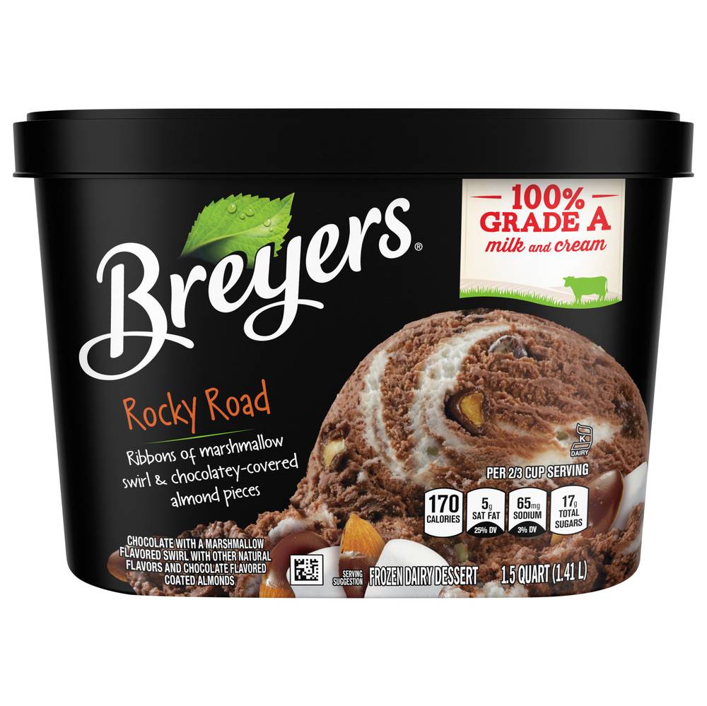 Breyers Rocky Road Chocolate With Marshmallow Dessert (1.5 qt)