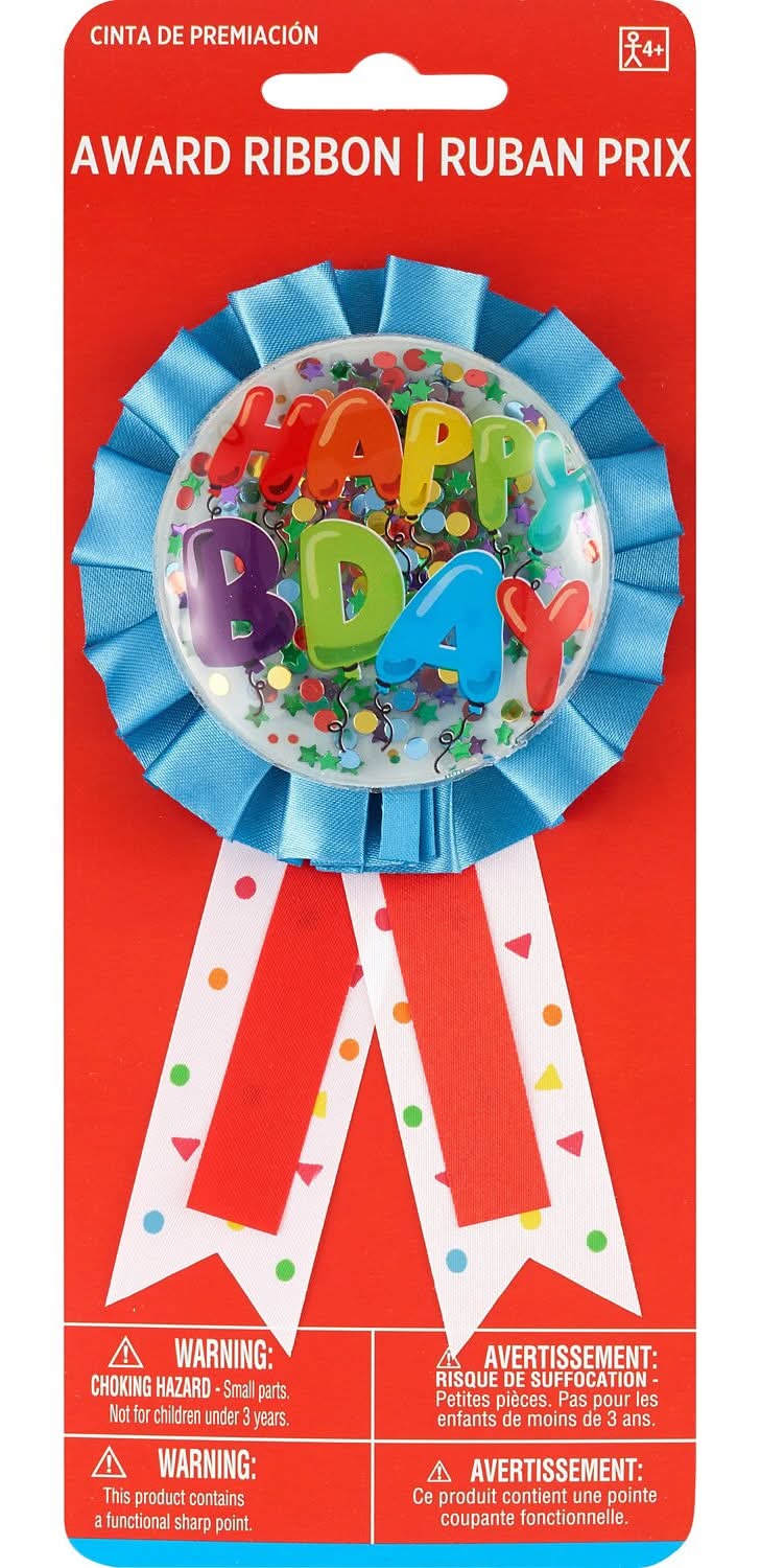 Amscan Party Impressions Award Ribbon Birthday Celebration