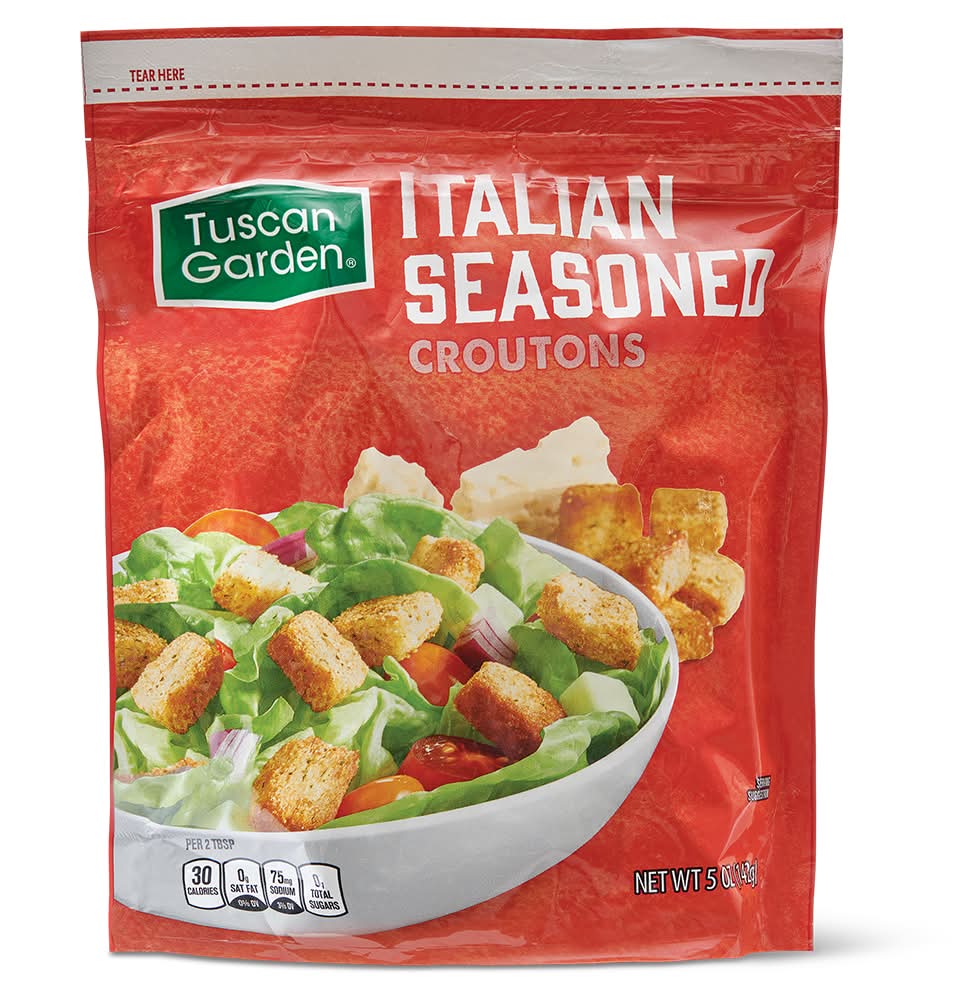 Tuscan Garden Premium Croutons, Italian Seasoned (5 oz)