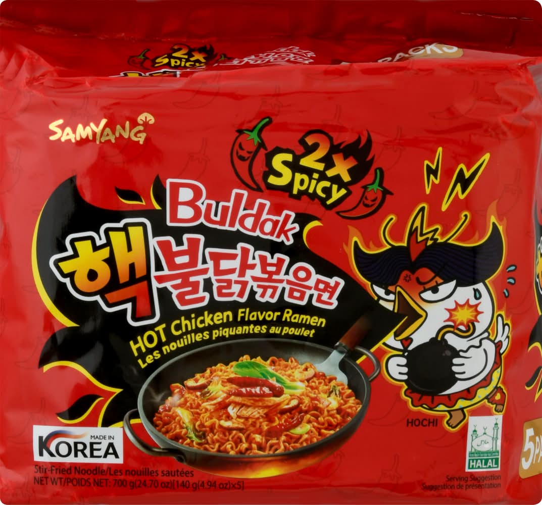 Samyang Spicy Hot Chicken Flavor Ramen (9.4 oz, 5 ct)