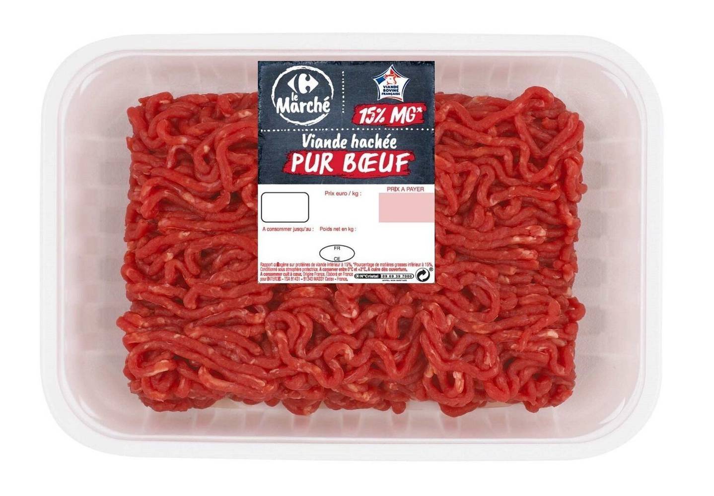 Carrefour Le Marché - Viande hachée pur bœuf