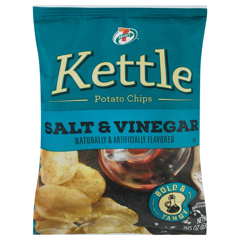 Kettle Potato Chips, Salt & Vinegar (2.25 oz)