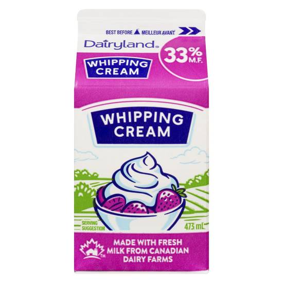 Dairyland Whipping Cream 33% (473 ml)