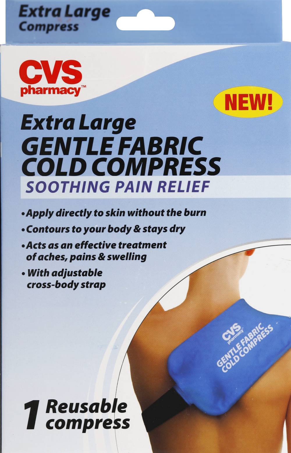 CVS Pharmacy Extra Large Gentle Fabric Cold Compress