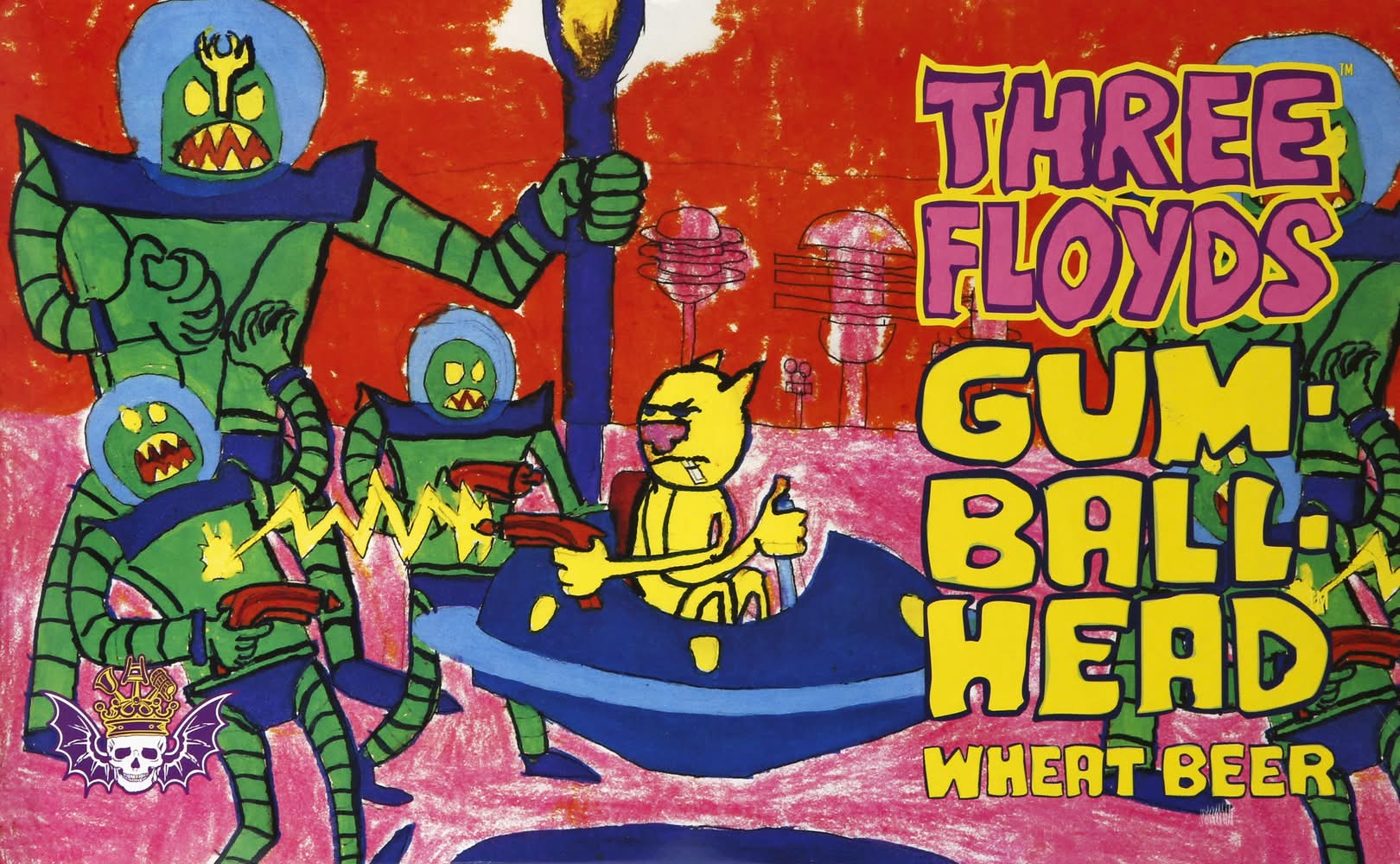 3 Floyds Gumballhead Wheat Beer (6 x 12 fl oz)