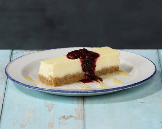 Baked Vanilla Cheesecake (V)