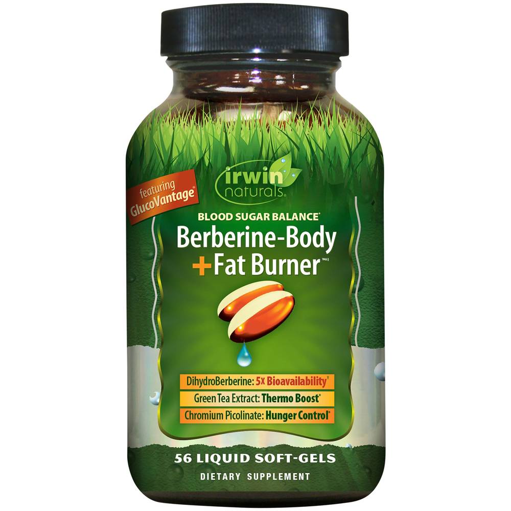 Berberine-Body + Fat Burner (56 Liquid Soft-Gels)