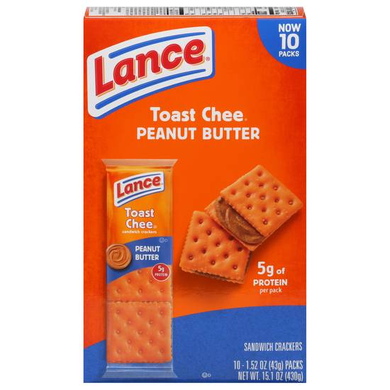 Lance Toastchee Sandwich Crackers (peanut butter)