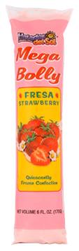 Helados del Sol Mega Bolly Fresa Ice Cream Bars 4oz Box