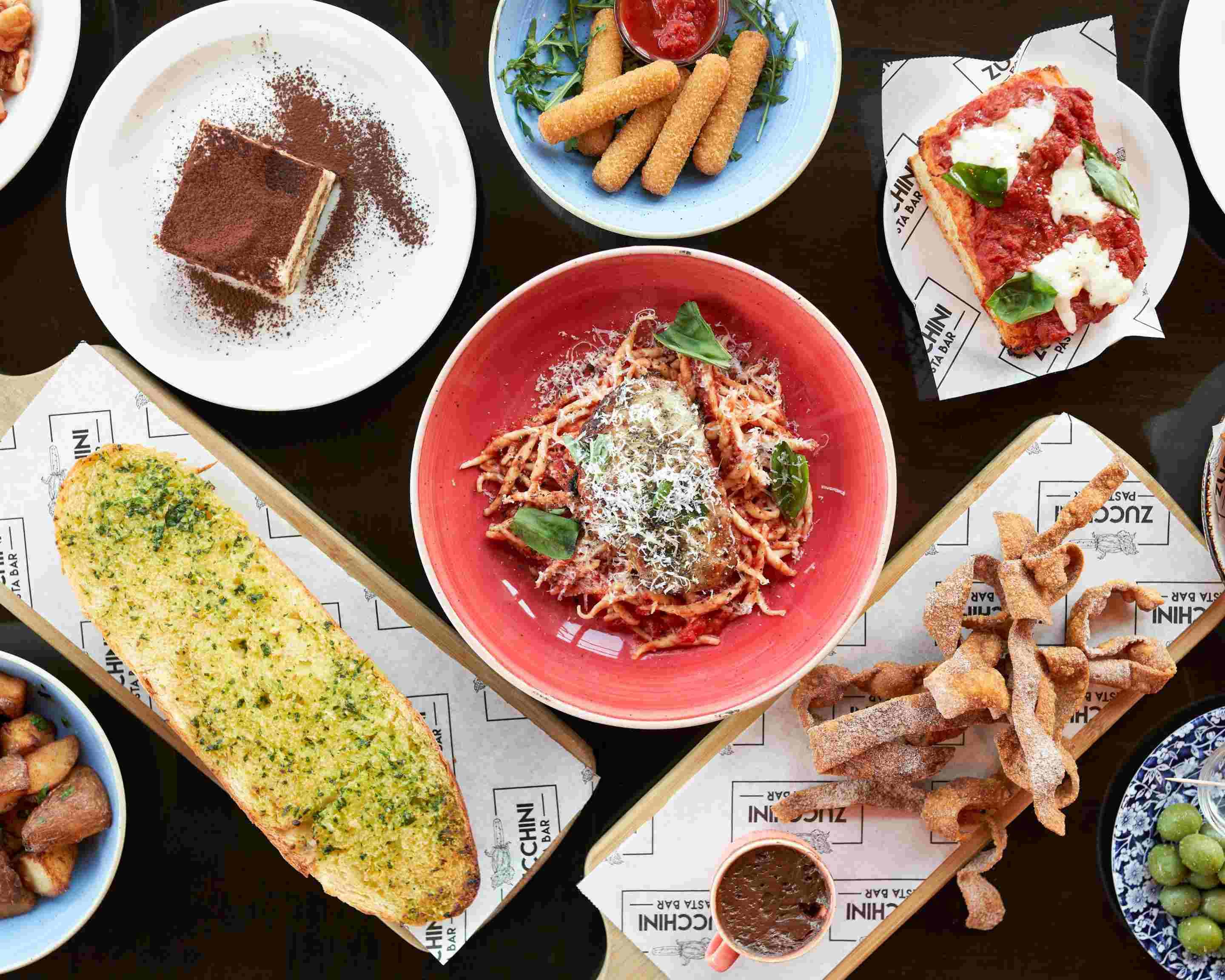 Zucchini Pasta Bar Menu Takeaway in North East, UK Delivery menu