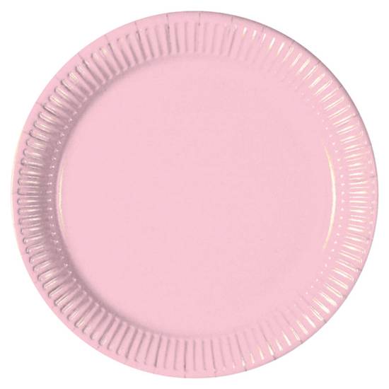 George Home 12 Light Pink Paper Plates