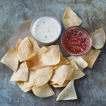 Order Queso and Salsa with Chips food online from Apps All Around store, Rochester on bringmethat.com
