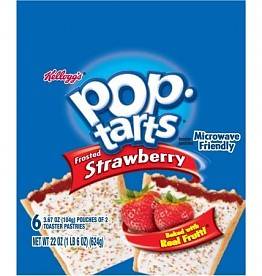 Kellogg's - Pop Tarts Frosted Strawberry - 6 Ct (12 Units per Case)