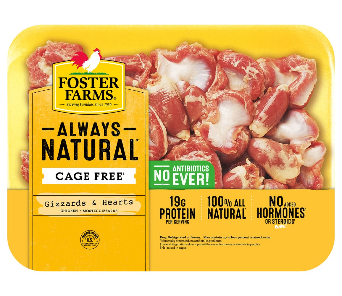 Foster Farms Fresh & Natural Chicken Gizzards & Hearts