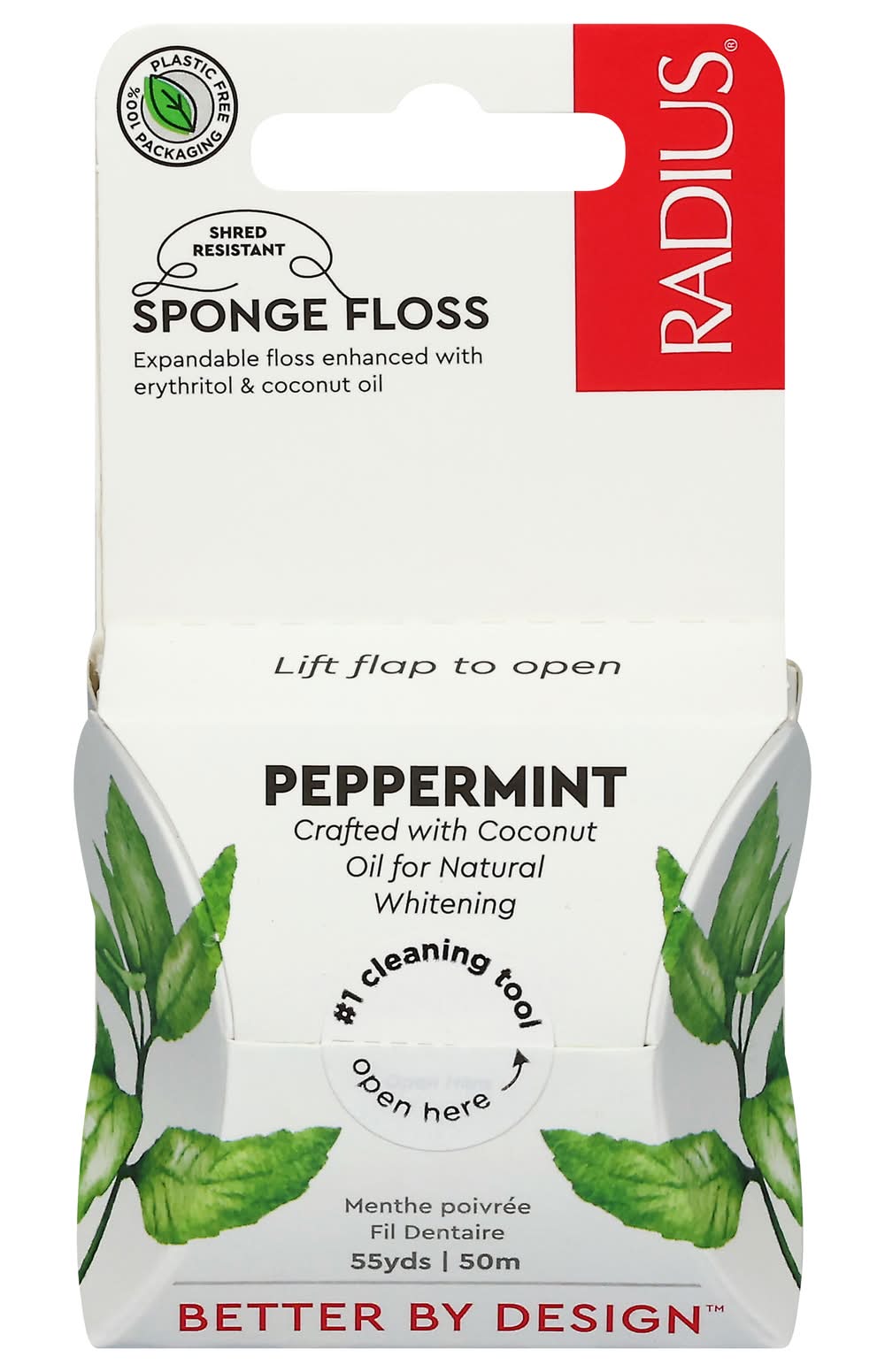Radius Organic Peppermint Soft Floss (0.71 oz)