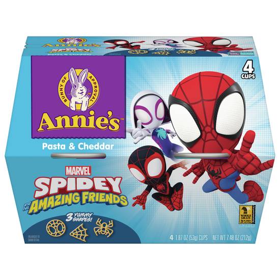 Annie's Marvel Spidey and His Amazing Friends Pasta & Cheddar (4 ct)