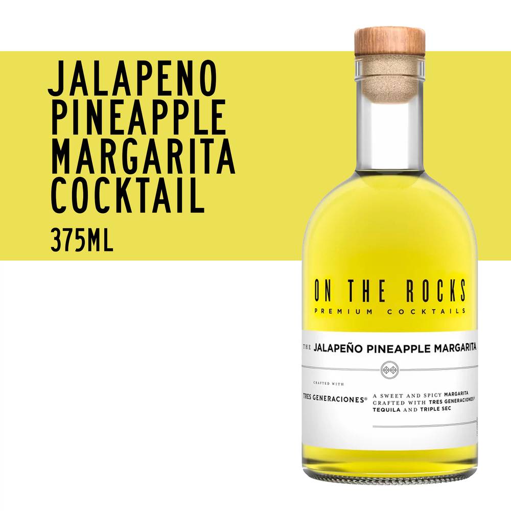 On the Rocks Jalapeno Pineapple Margarita Cocktail (375 ml)