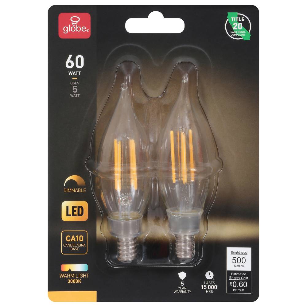 Globe Electric 5 Watts Led Light Bulb