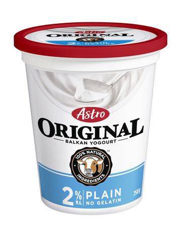 Astro 2% Original Balkan Plain Yogurt (750 g)