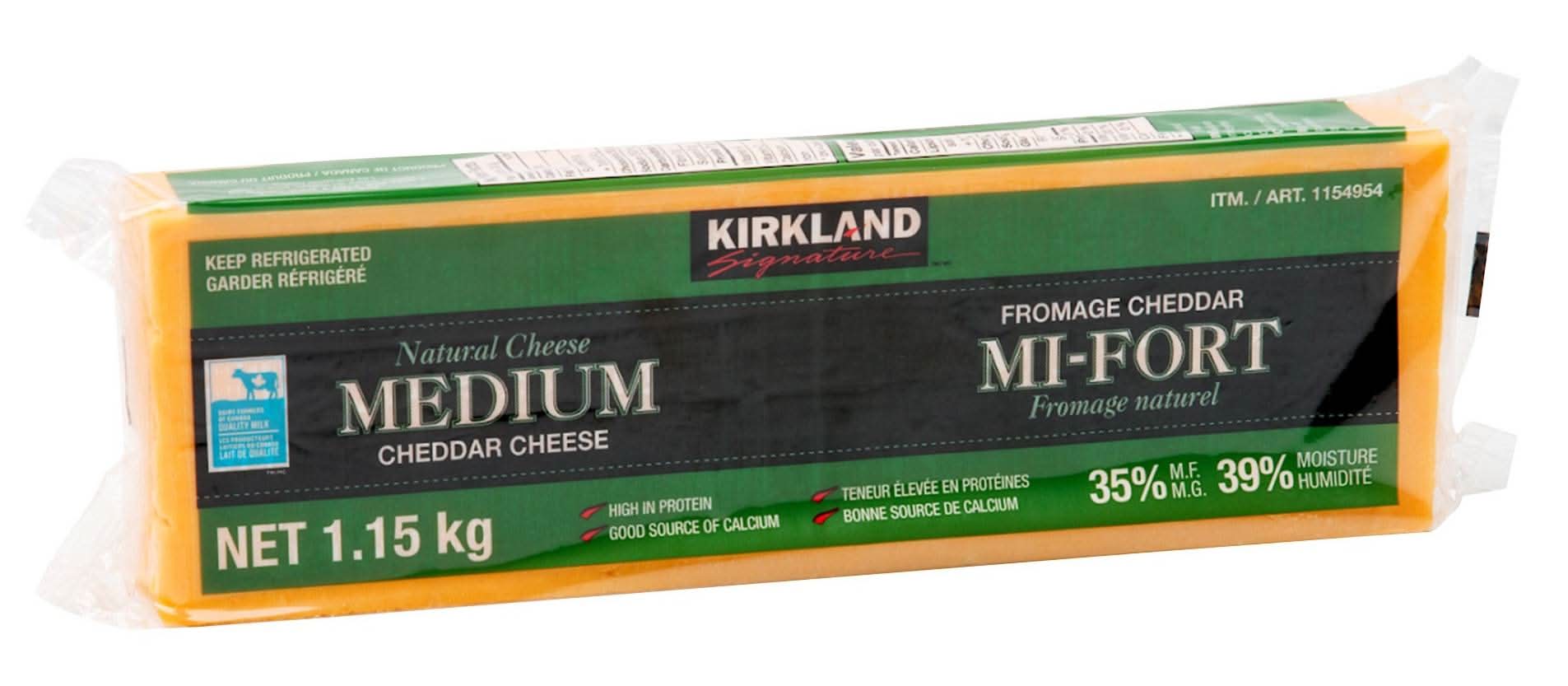 Fromage cheddar mi-fort