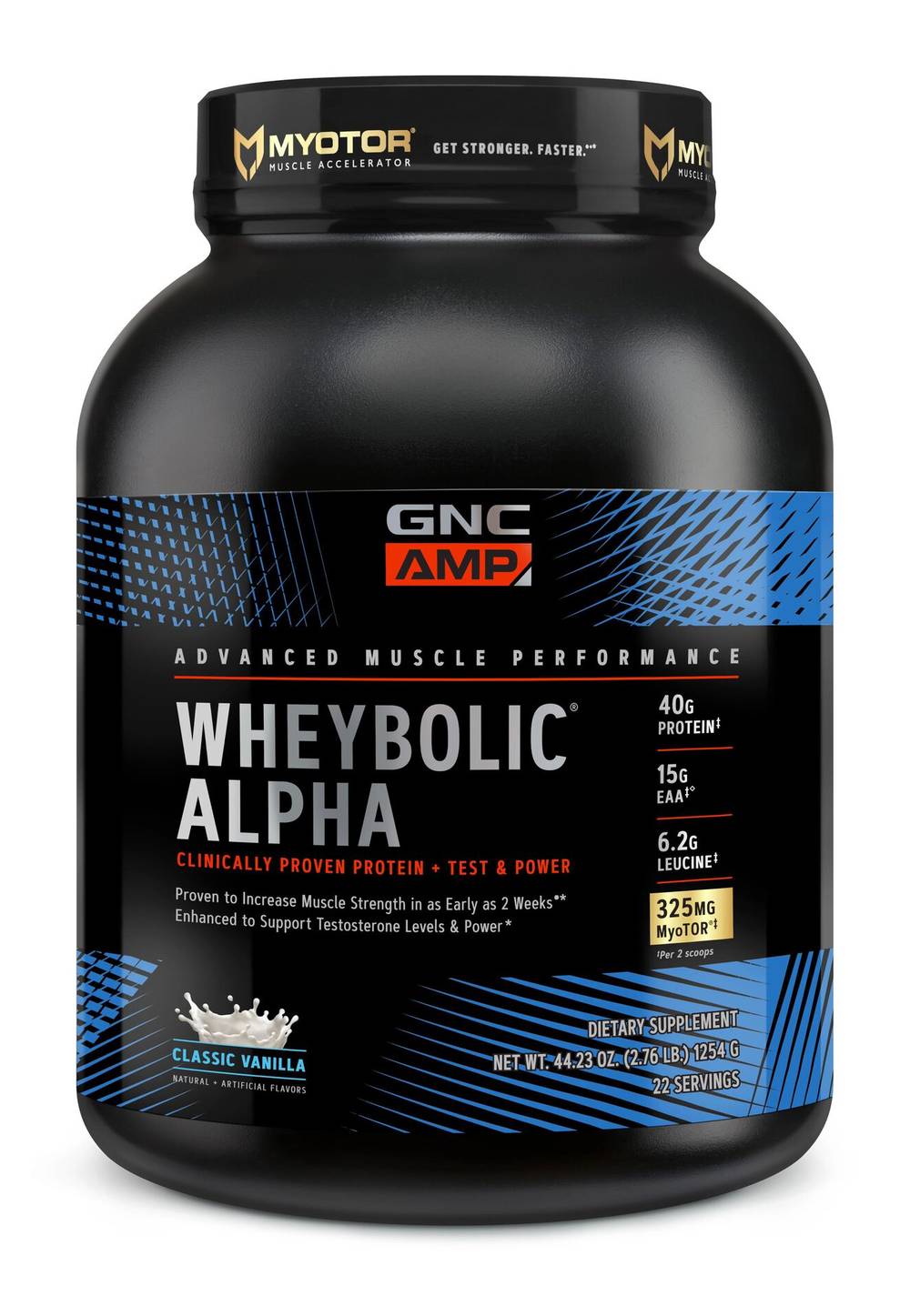 GNC Wheybolic Alpha, Classic Vanilla (44.23 oz)