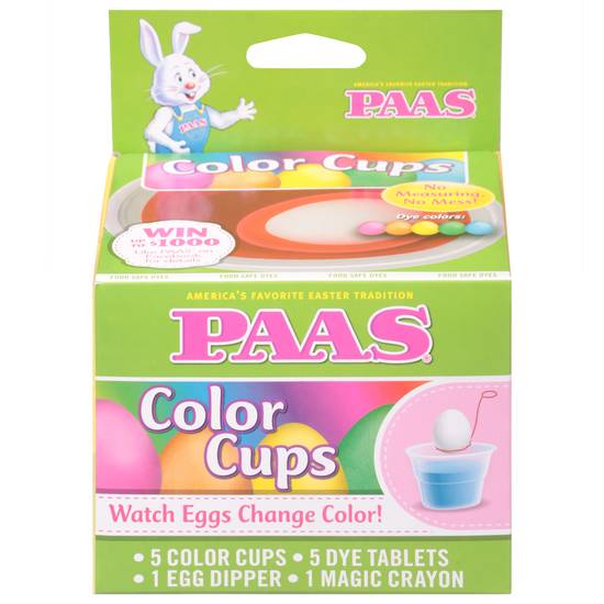 Paas Color Cups Egg Decorating Kit