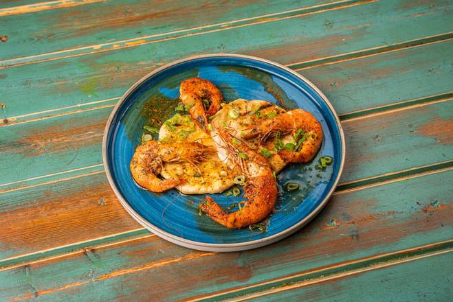 Garlic Pit Prawns