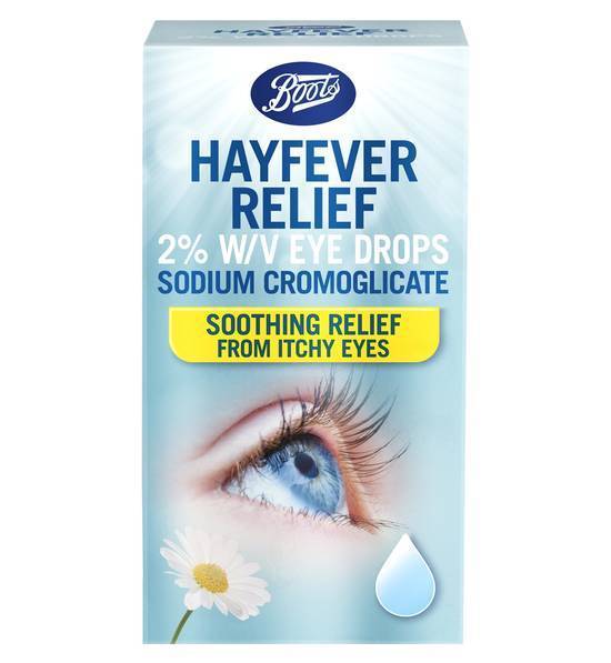 Boots Hayfever Relief 2% W/v Eye Drops