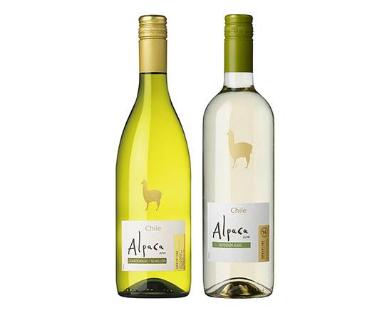 363911：【Uber限定】白ワイン2本セット（アルパカA） / White Wine Set【Alpaca A】(2types Of Wine)