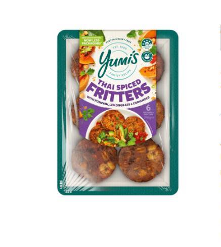 Yumi's Thai Spiced Fritters Burger (V) 260g