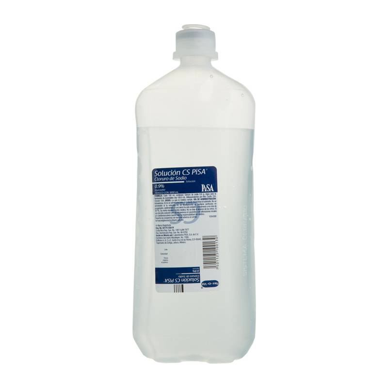 Pisa solución cloruro de sodio (botella 1 l)