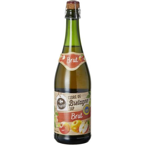 Carrefour Original - Cidre bretagne brut IGP (750 ml)
